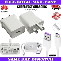 Picture of Genuine Huawei 2A Fast Charger Plug & 2M USB Cable For Honor 8X Max 8X 8S 8C 8A