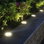 Picture of Solar Lights Outdoor Garden, Deck Lights Solar Powered - 8 LED for Landscape, Walkway, and Lawn