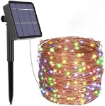 Picture of Solar Fairy Lights Outdoor, Decorative String Lights for Patio, Gate, Yard, Wedding, Party Decoration (Warm White)